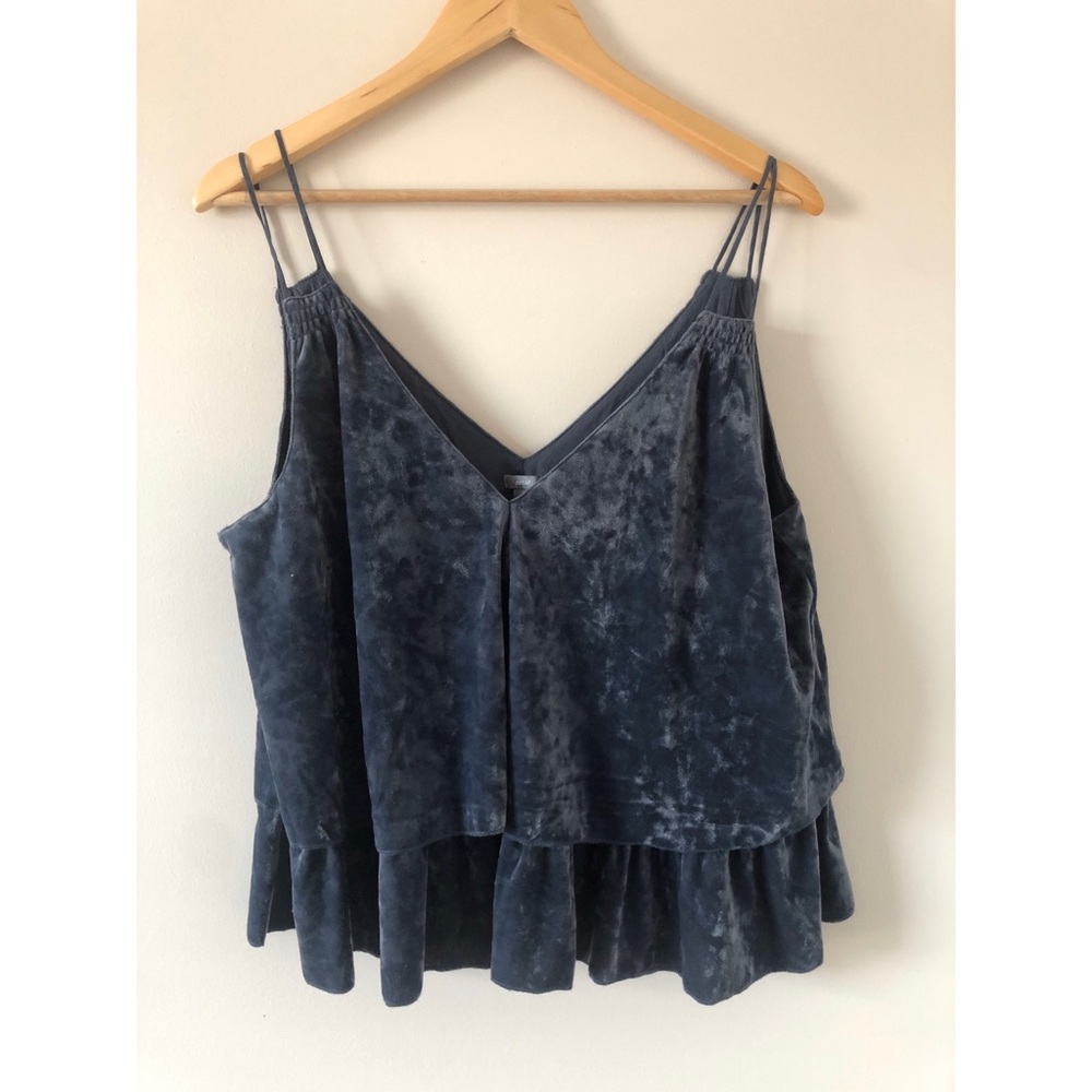 👚 Aerie Velvet Two Tier Tank - Picture 2 of 5
